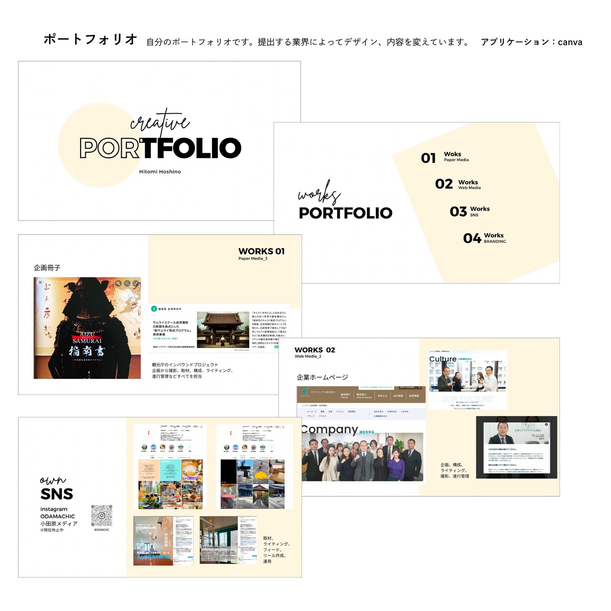 伝わるポートフォリオを作成します 自分専用！最強のセールスツール イメージ4