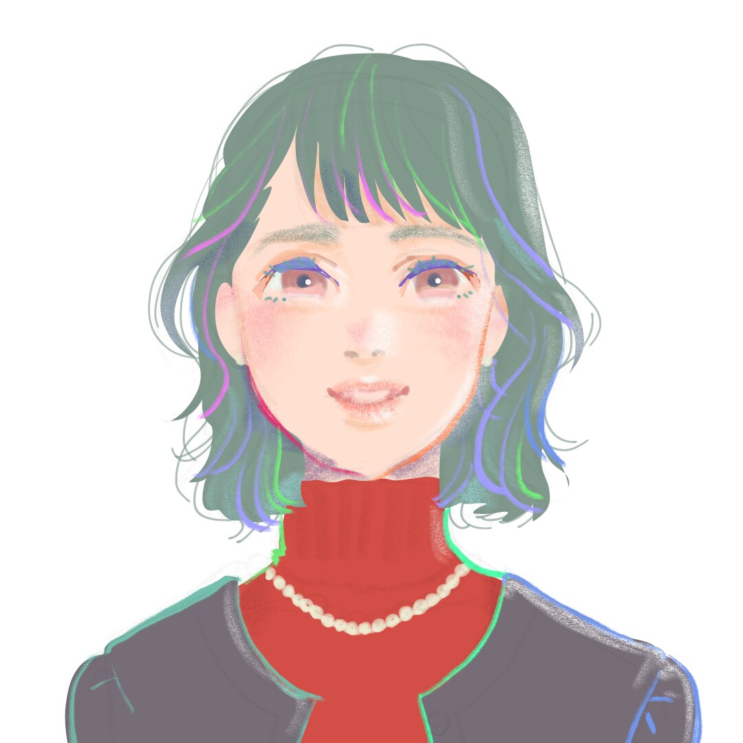 キレイめ女子なアイコン描きます 瞳が魅力的な女性のイラストをSNSのアイコンにしませんか？ イメージ2