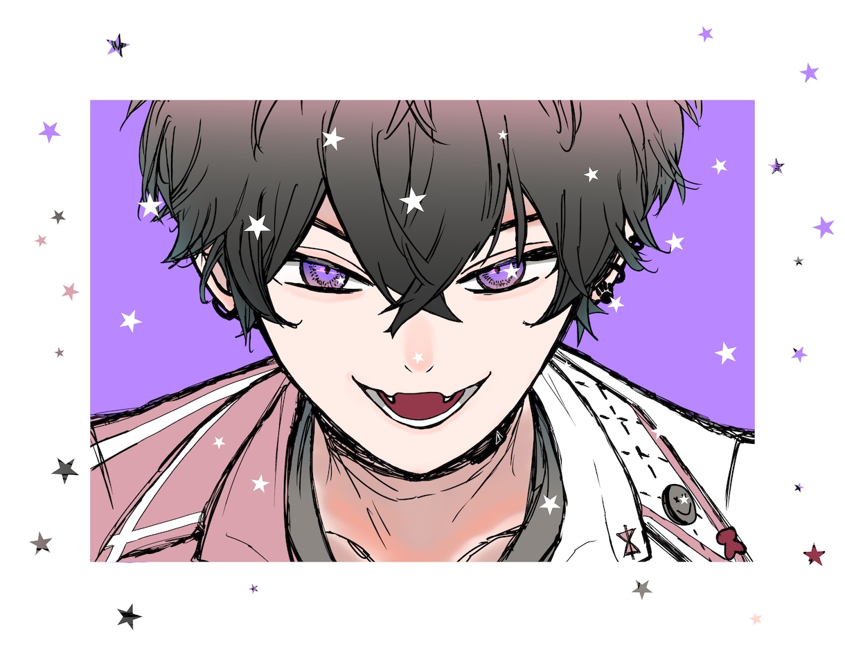 SNS用アイコンのイラストを描きます 感情・表情を大切にした、印象に残るイラストを描きます イメージ3