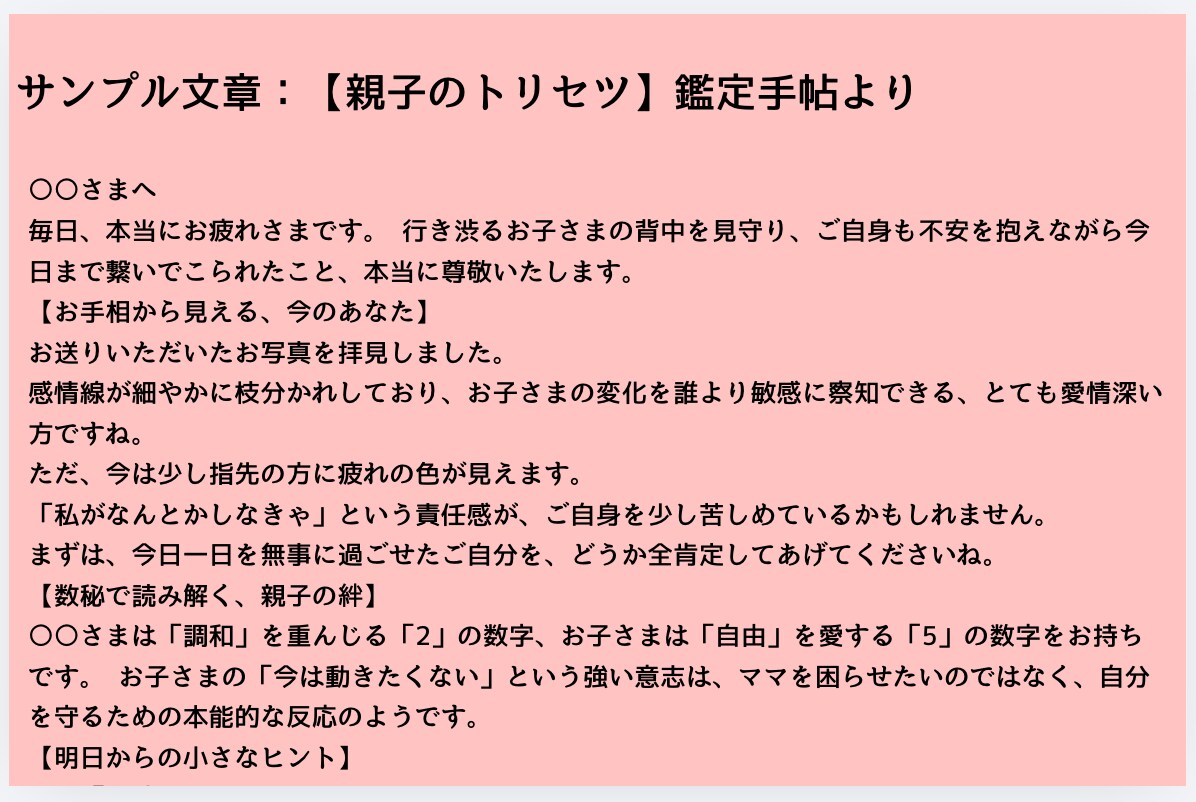 限定価格★不登校・特性児｜親子のトリセツ作ります 【先着2名様限定：モニター価格実施中】 イメージ2