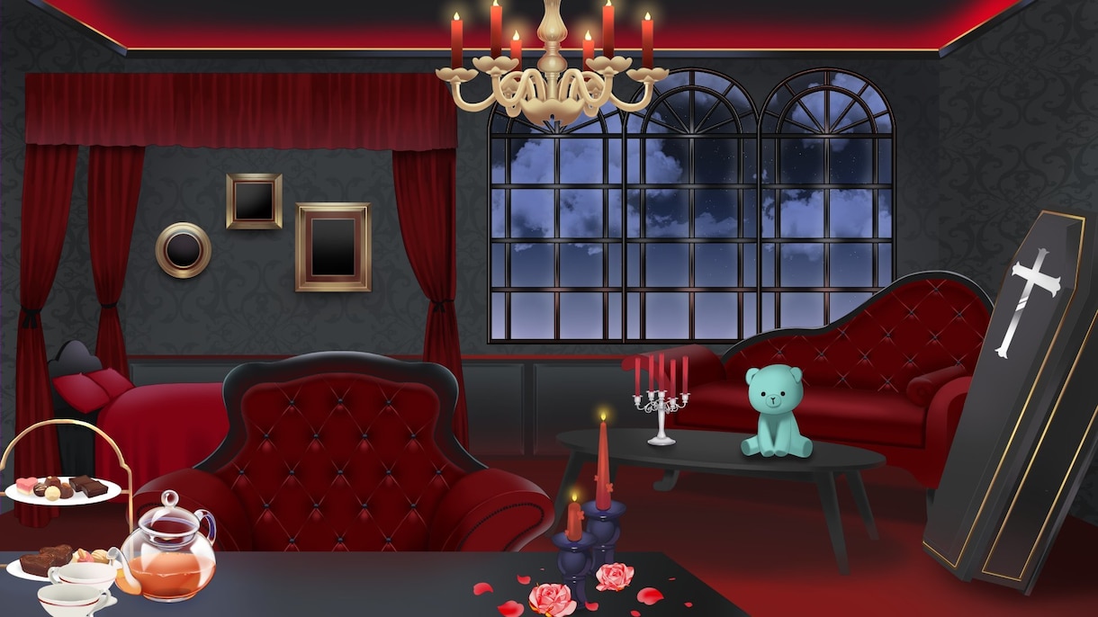 Vtuber向け┊配信部屋・背景を制作します 貴方の世界観をオーダーメイドで表現します！ イメージ7
