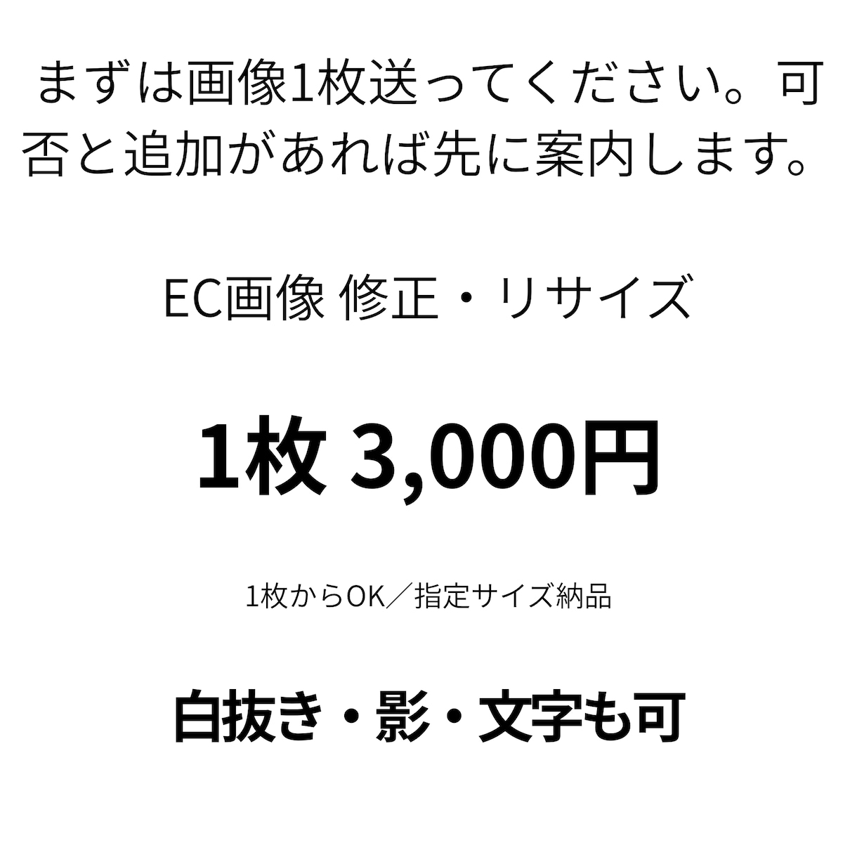 商品画像の切り抜き＆影付けます EC画像、1枚から即対応します イメージ1