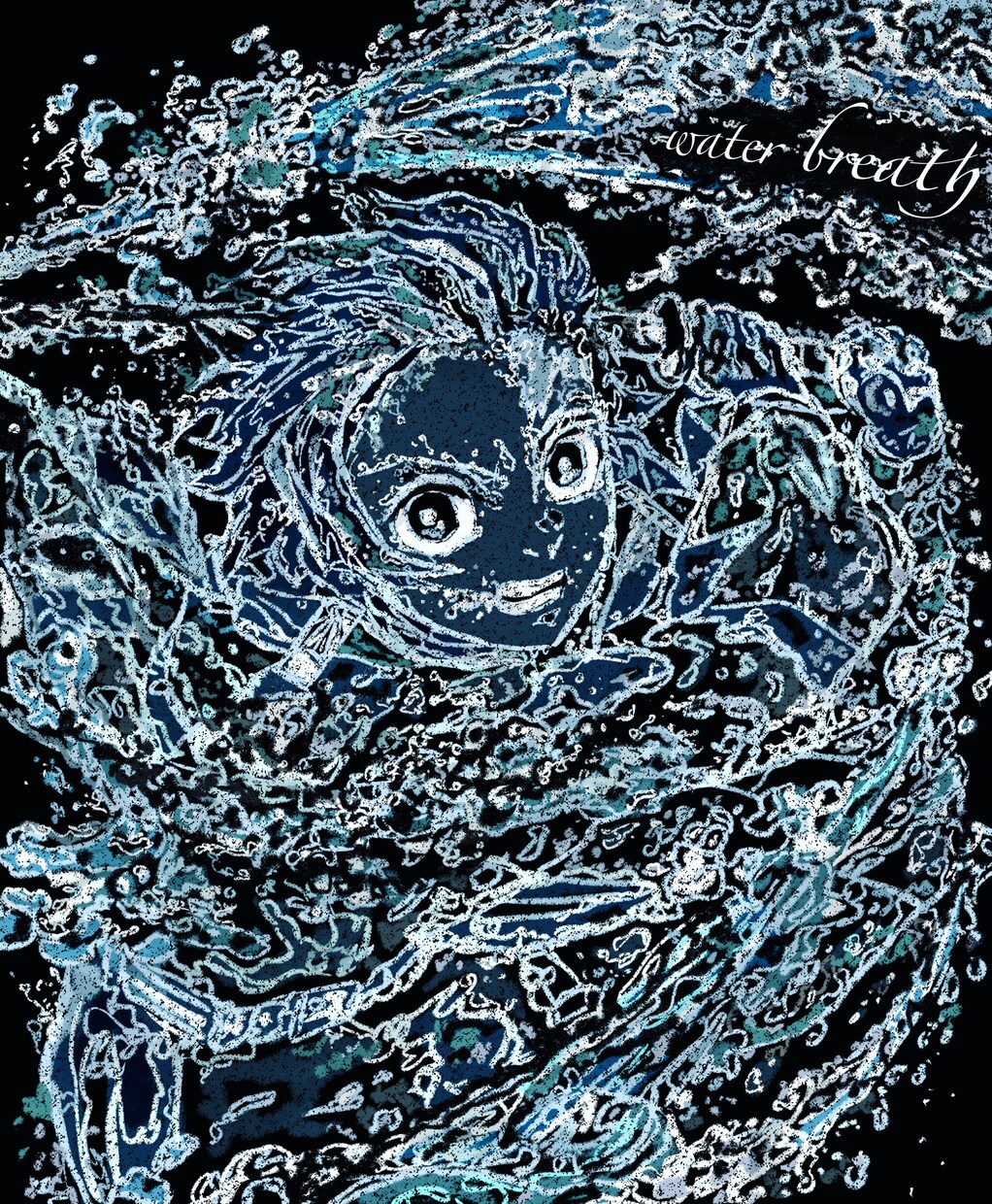 迫力がある水しぶきアートを制作します 普通のイラストではない新しいイラストをためしてみませんか？ イメージ6
