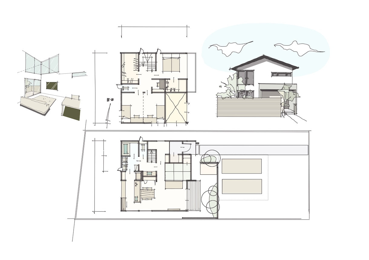 元積水ハウスチーフアーキテクトがプラン作成します 展示場設計実績有り！一級建築士が手描きプランをご提案します イメージ6