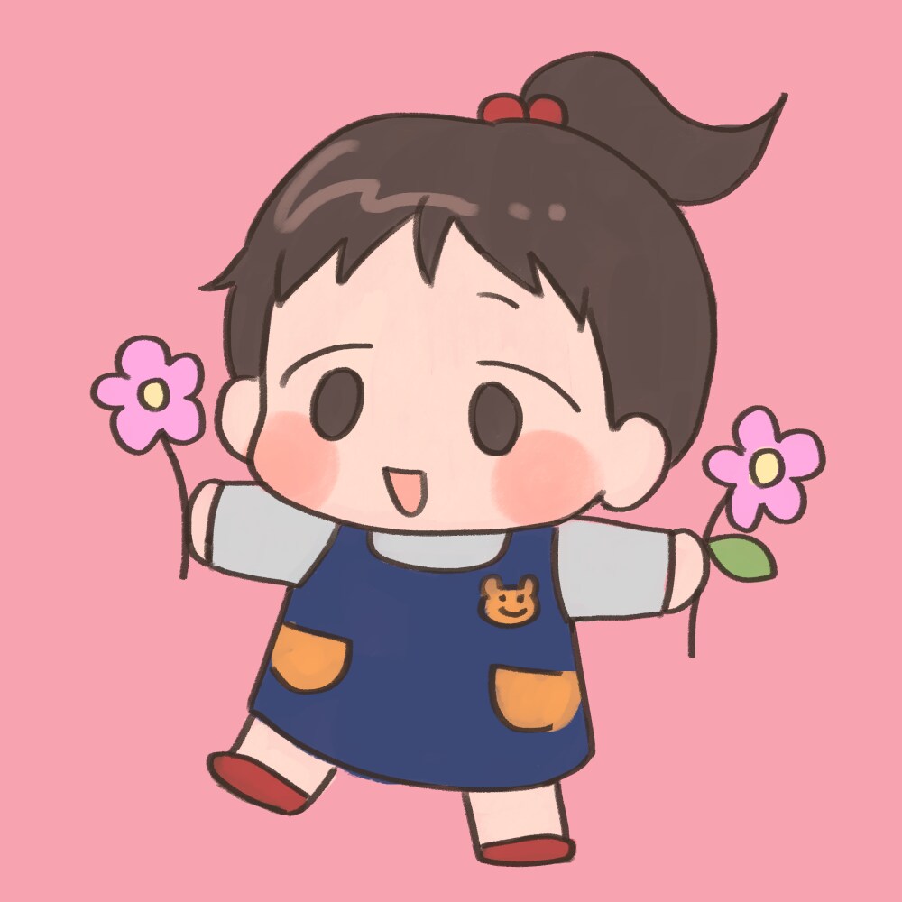 最短即日☆あなたのゆるーく小さいアイコン描きます ゆるーく園児（デフォルメ）化してSNS等に使えるアイコンに イメージ2