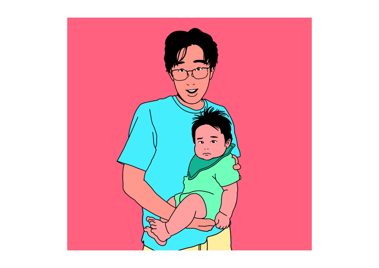 明るいカラーであなたらしい似顔絵を描きます 名刺やSNSのアイコンにも＊おしゃれなシンプル似顔絵 イメージ10