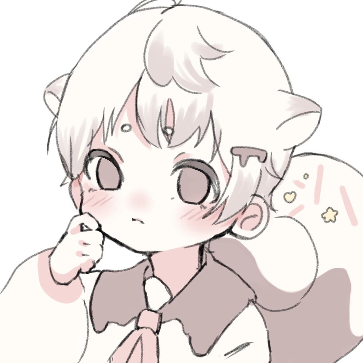 ふんわり優しい雰囲気のイラストお描きします アイコン〜立ち絵まで対応可能です！ イメージ1