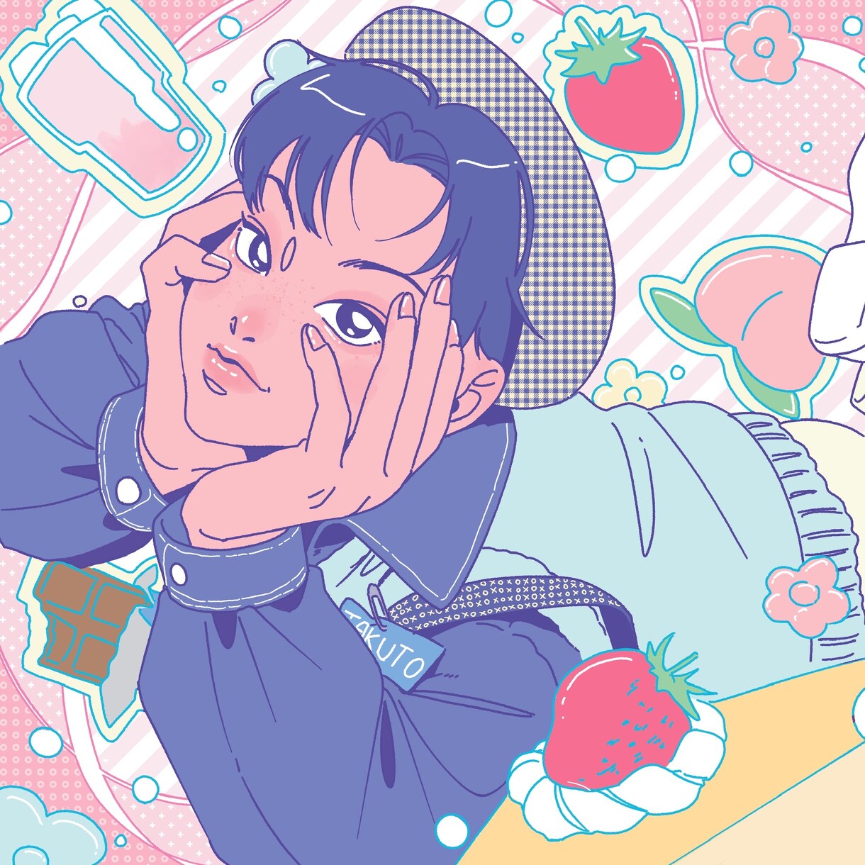 シンプルでかわいいイラスト描けます シンプルでポップなかわいいイラスト描いてます イメージ2