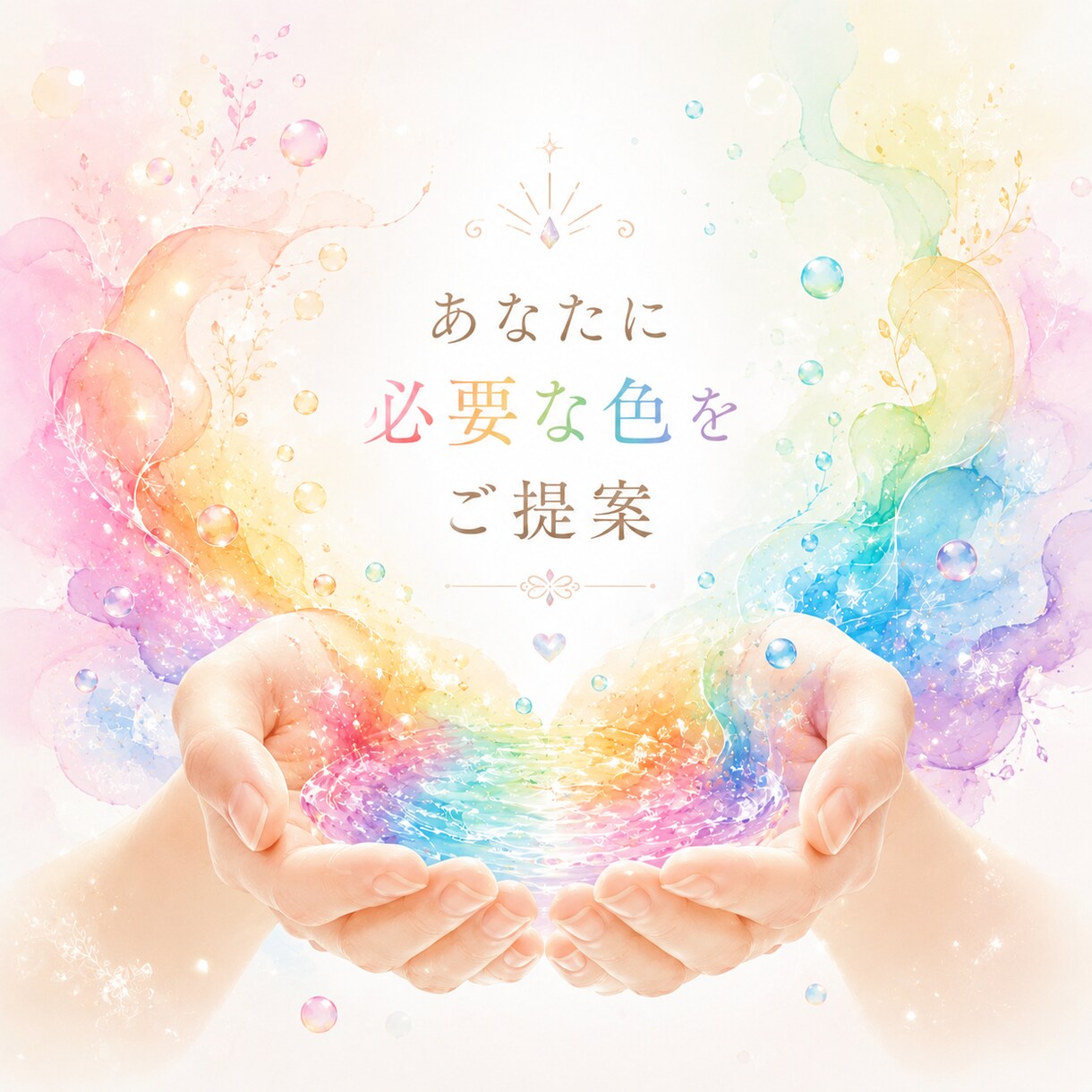 今のあなたに必要な色をお伝えします チャットでのお悩みやご相談からあなたに必要な色をご提案 イメージ2