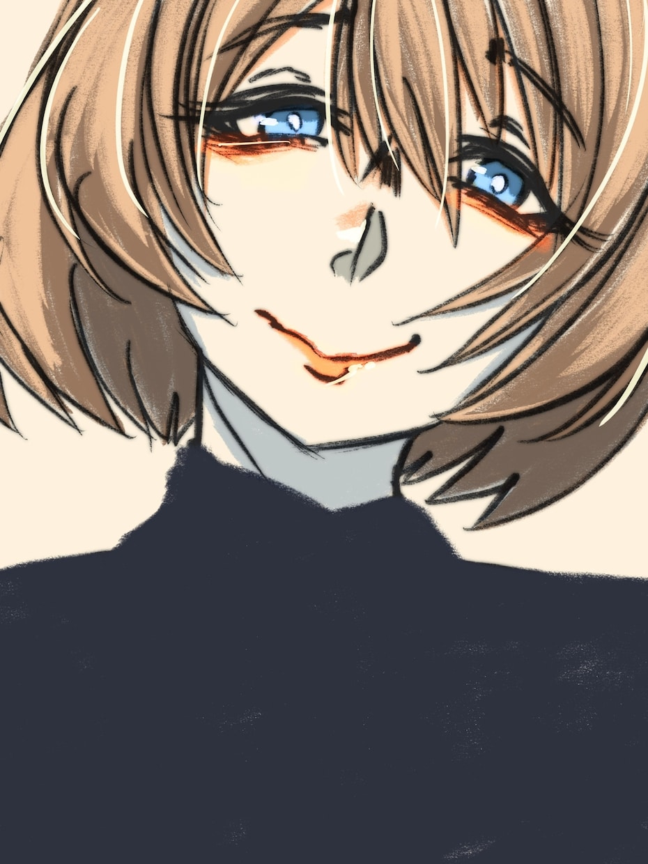メンヘラや姫カット地雷系アイコンや似顔絵等描きます SNSのアイコン等で見栄えのある絵をお描きします。 イメージ9