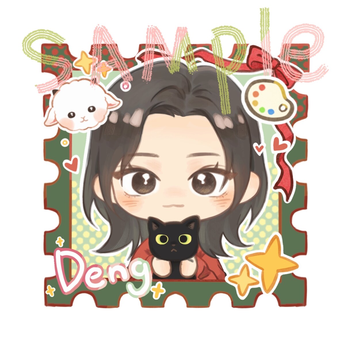 可愛いSDキャラのイラストを作成します SNSアイコンにおすすめ！オリジナルキャラも対応可能！ イメージ4