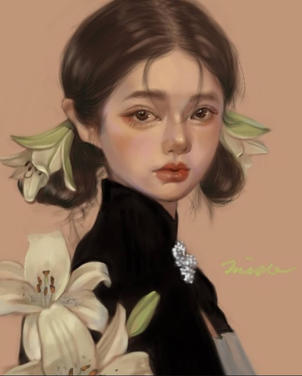 魅力的な似顔絵アイコンイラスト作成します お顔を出したいけど、写真は抵抗あり…って方におすすめ♪ イメージ2