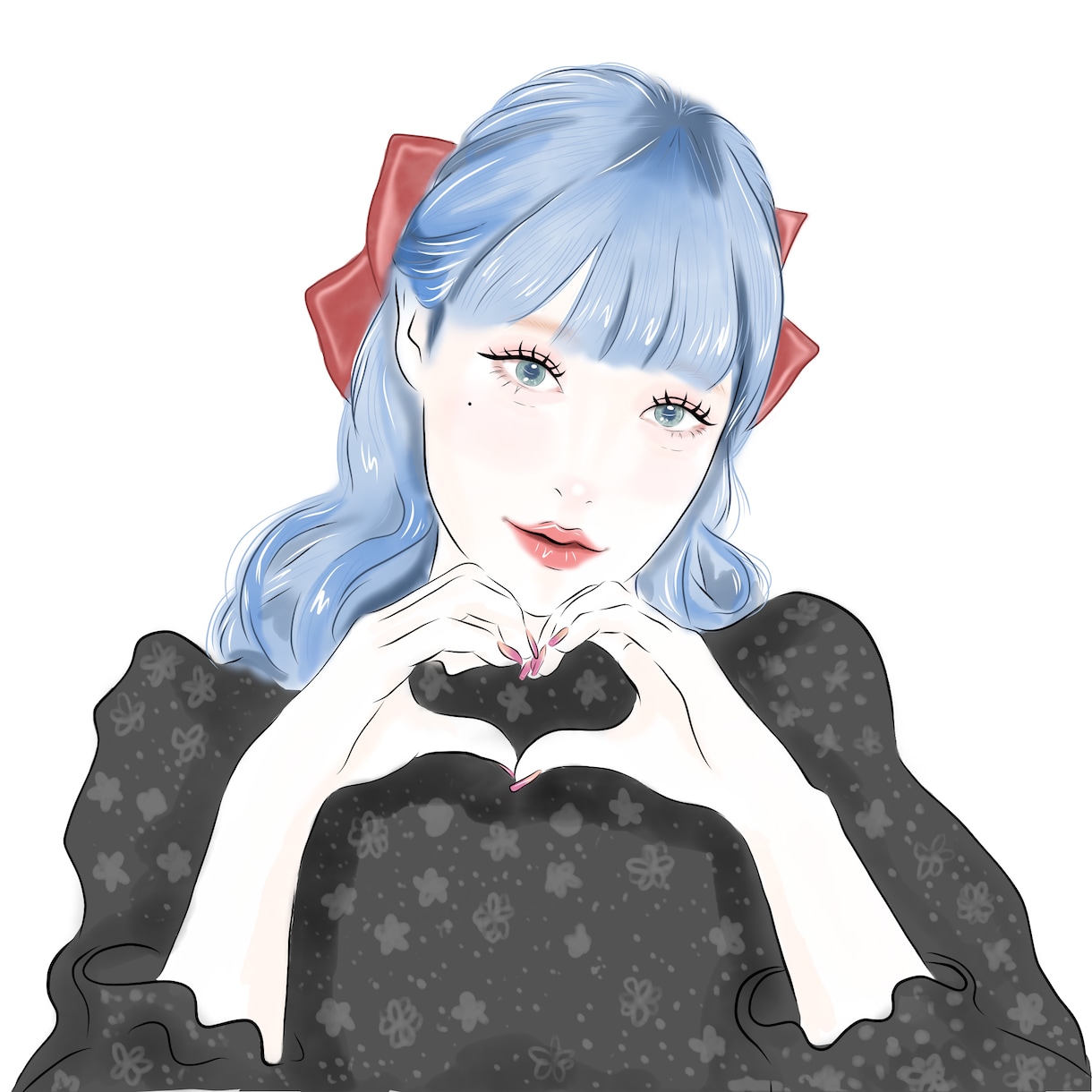 SNSアイコン用｜水彩風おしゃれ似顔絵描きます SNSやプレゼントなどにピッタリ イメージ8