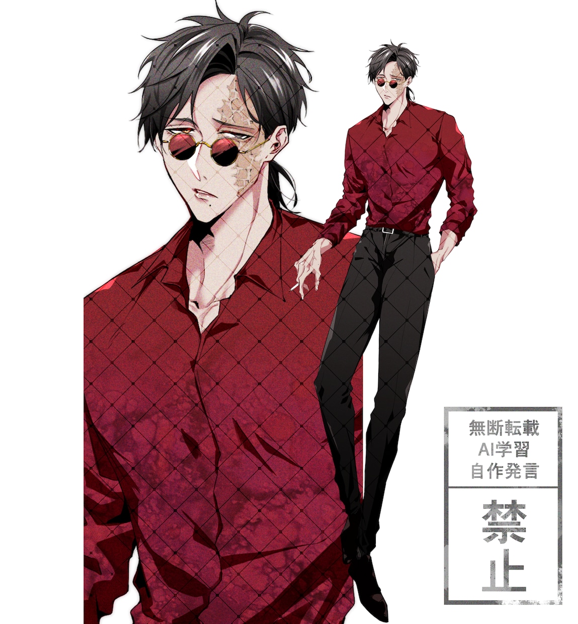 TRPG、ゲームで使う男性キャラ立ち絵作成します bl漫画家が描く色気のある男性キャラクター イメージ8