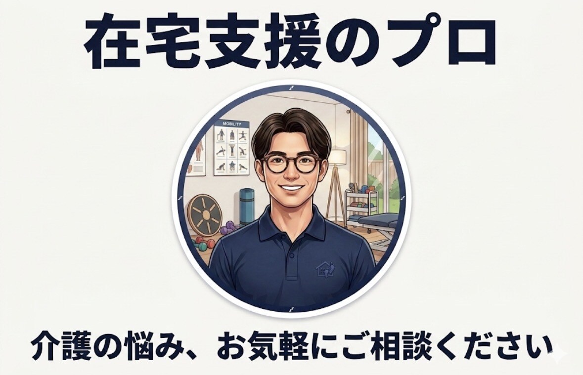 訪問12年の理学療法士が在宅介護の悩みに答えます 12,000件の訪問経験から今できることを一緒に整理します イメージ1