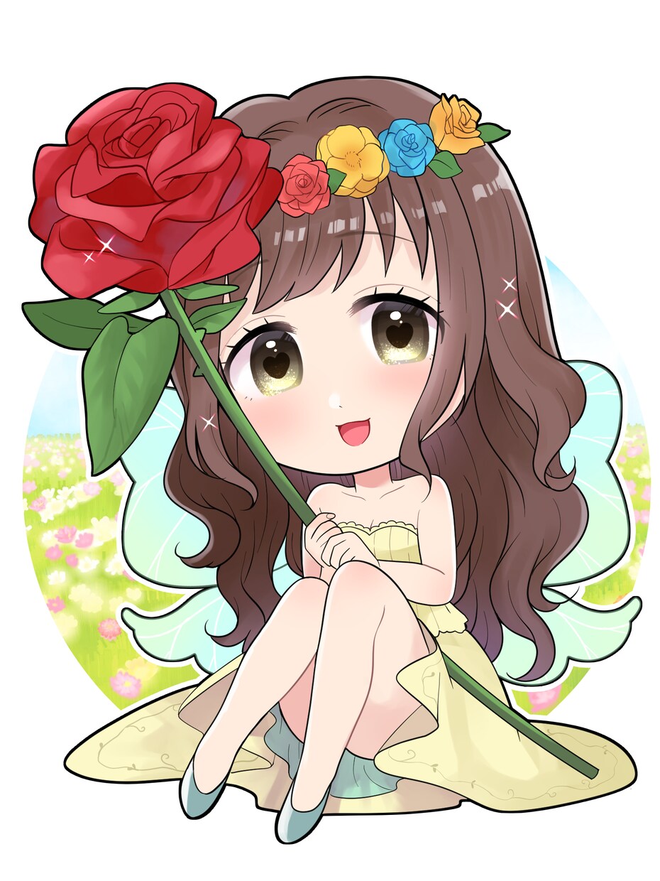 SDキャラ(ミニキャラ)描きます 可愛くキラキラしたSDキャラクター(ミニキャラ)お描きします イメージ5