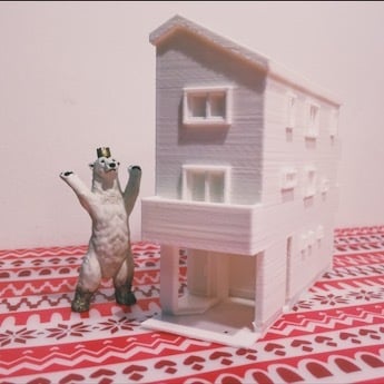 あなたの家を3Dプリンターでプリントアウトします おうちの模型をデータ作成し3Dプリンターで作製します。 イメージ4