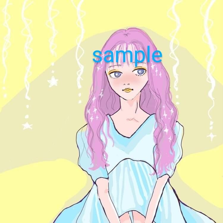 アイコンやプロフィール用イラストを販売します 完成したイラストからお好きなものを選べます イメージ2