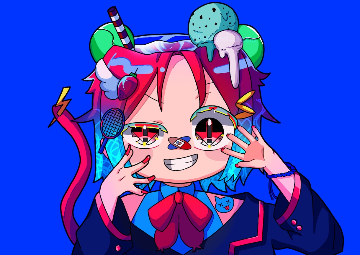 用途に沿ったイラスト描きます アイコンや立ち絵、ミニキャラ、キャラクターデザインetc. イメージ4