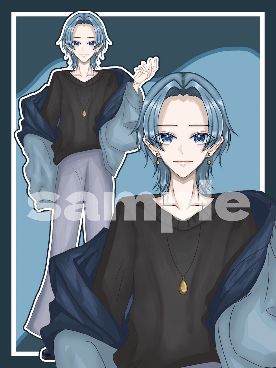 Vtuber活動用・TRPG等の立ち絵を作成します 様々な場面で使用可能なイラストを制作いたします！ イメージ6