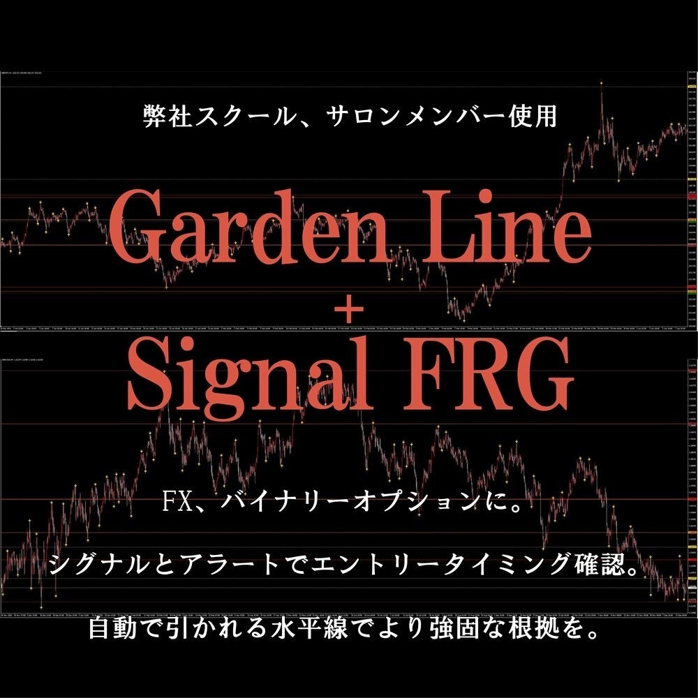 FXバイナリーオプションのシグナル+インジ譲ります FX 自動で引かれる水平線+シグナルインジでより強固な取引 イメージ1