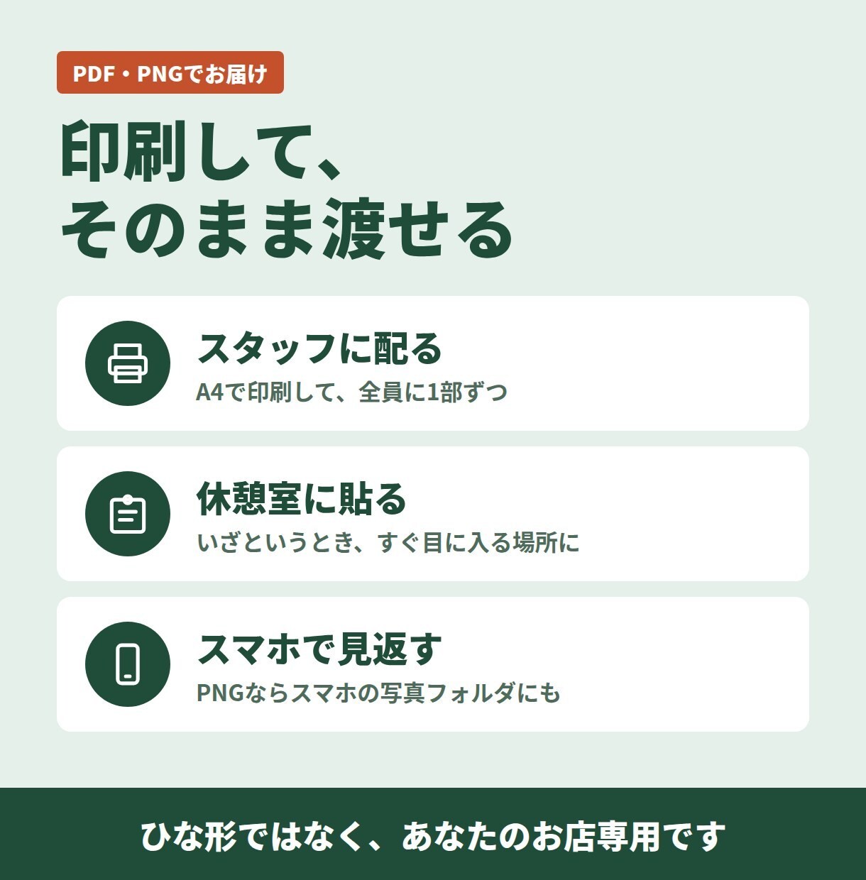 現場で使えるカスハラ対応マニュアルを作ります お店を23年経営した経験から、スタッフを守る仕組みを一緒に イメージ3