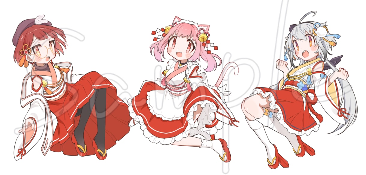 使いやすい立ち絵イラスト製作致します 特徴的なデザインが欲しい方向け イメージ6