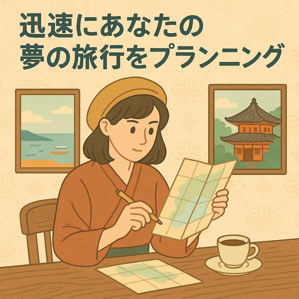 あなた専用の旅行プラン作成します あなたの理想の旅を完全プラン化！ イメージ1