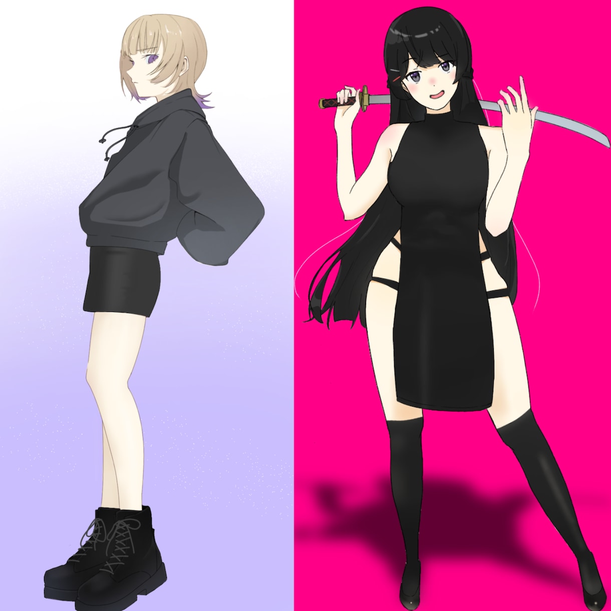 目を惹くようなキャラクターイラストを描きます 比較的安く描きます！誠実に対応します！ イメージ4