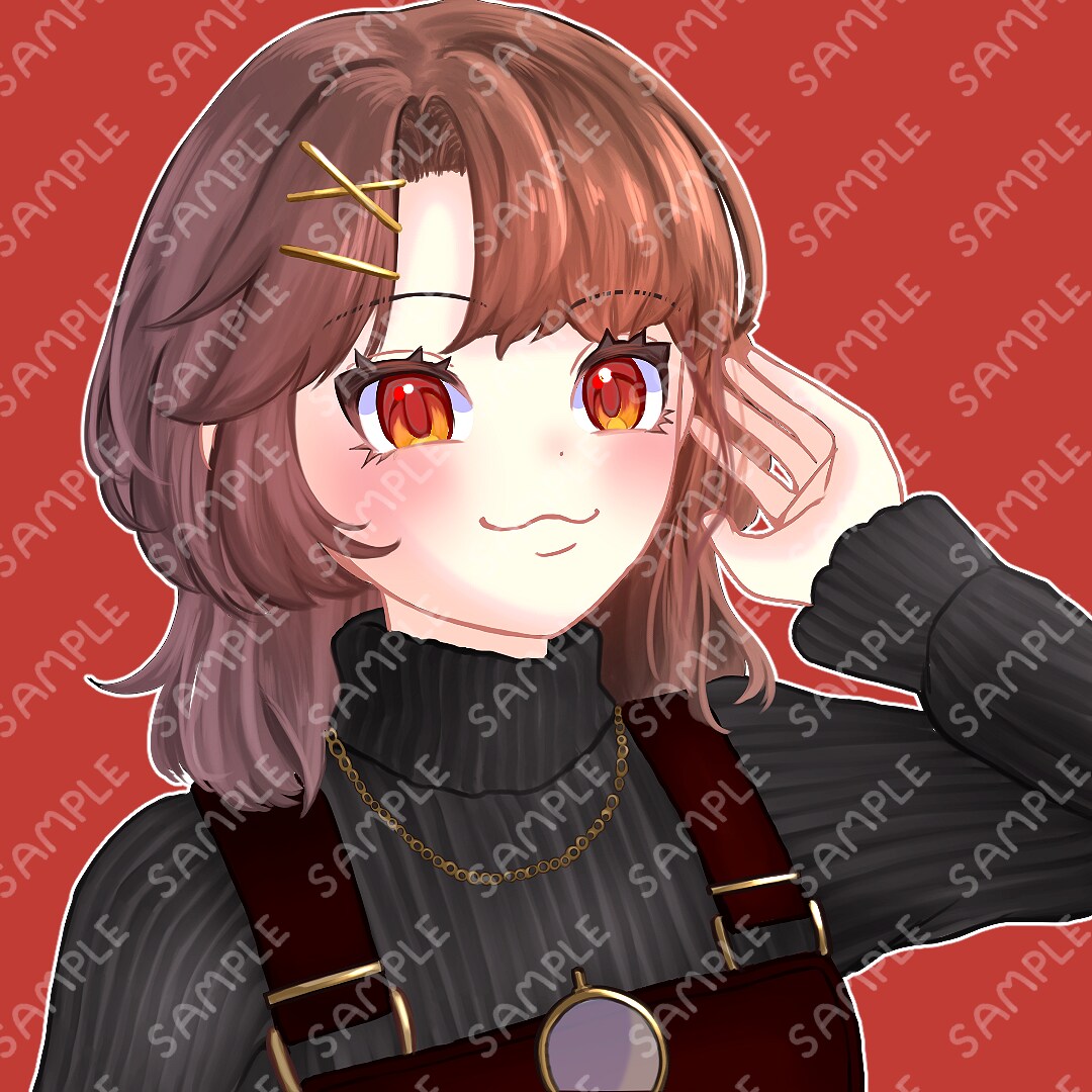 あなたにぴったりのアイコンを描きます 厚塗りという画法の今風なパッと目を惹くアイコンに！ イメージ3