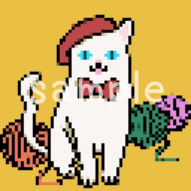 今話題！ペットのドット絵描きます NFTアーティストが大切な家族のドット絵を描きます！ イメージ3