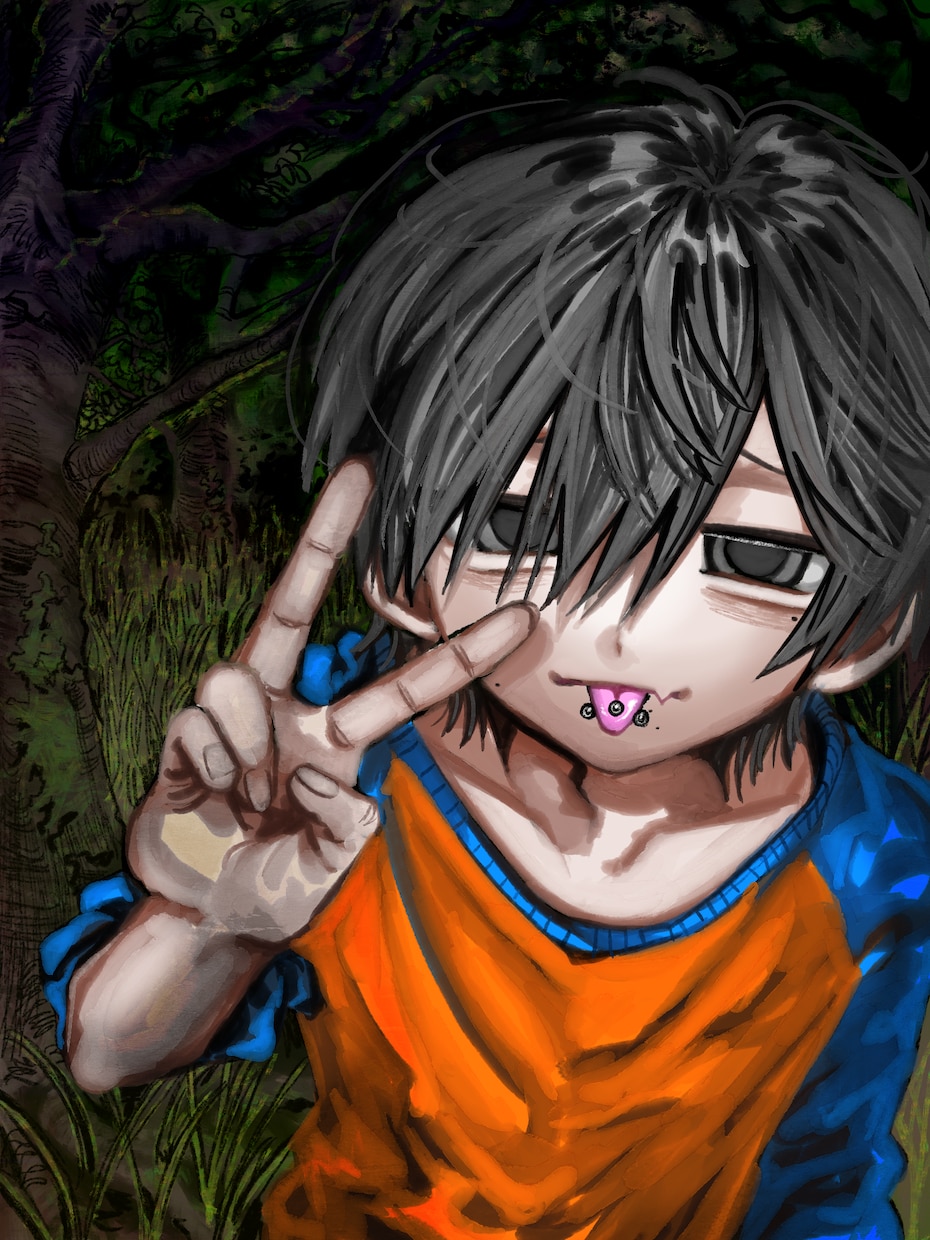 何処か影がある可愛い、かっこいいイラストを描きます 個性のある自分だけの厚塗りイラスト、欲しくないですか？ イメージ8