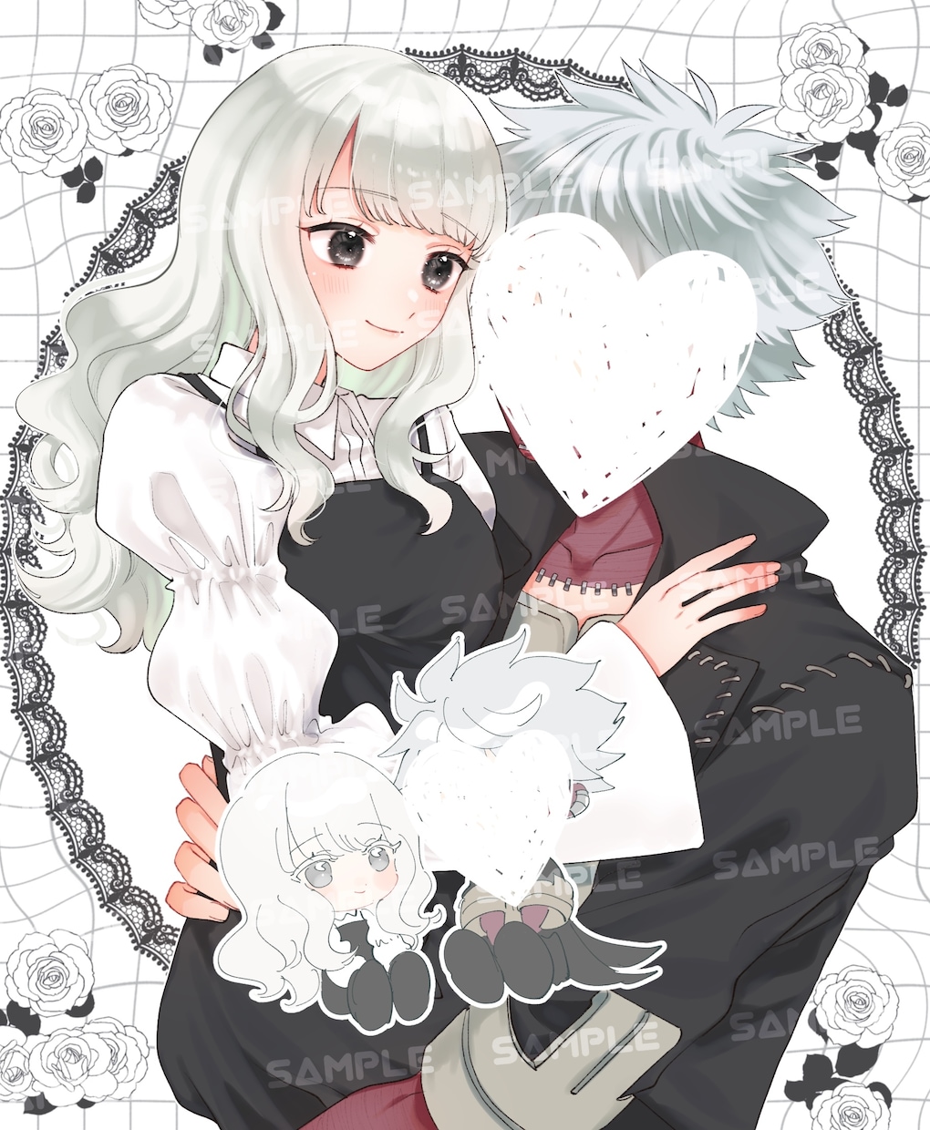 単体/ペアイラストお描きします 夢絵や創作など♪ご要望に沿って制作いたします！ イメージ6