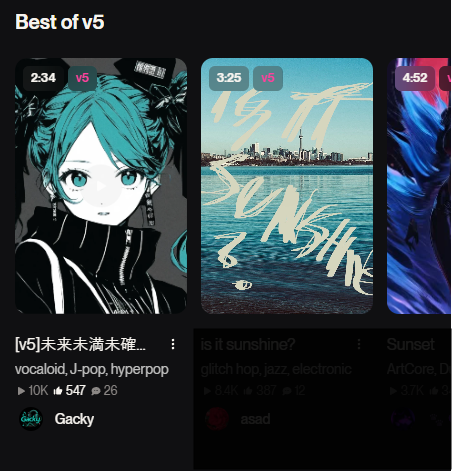 VTuber向け主題歌・オリジナル曲制作します Apple Musicランクイン実績の楽曲を制作 イメージ1