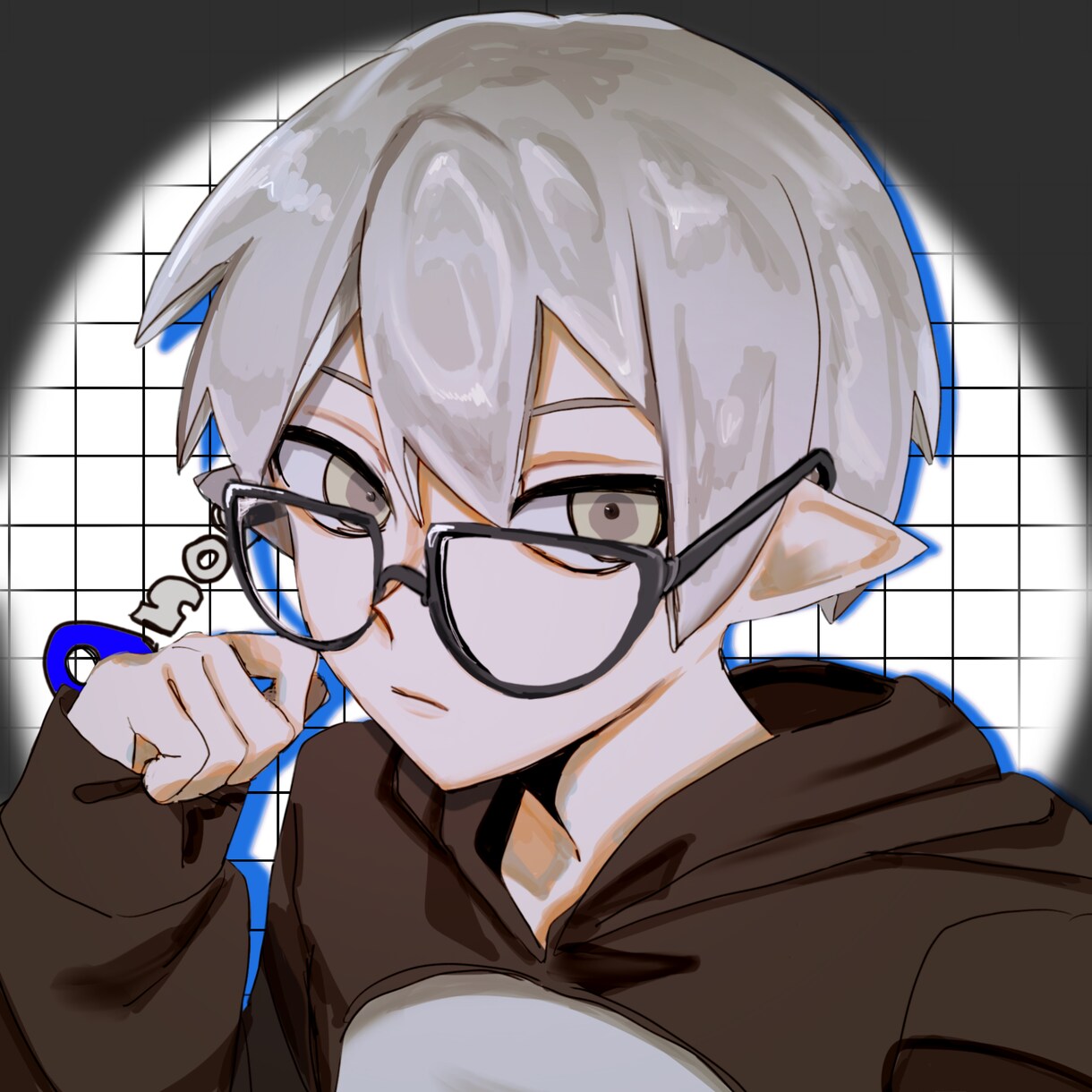中性的で儚げな雰囲気のイラスト描きます SNSアイコン・一枚絵制作します｜中性的で透明感のある絵柄 イメージ6