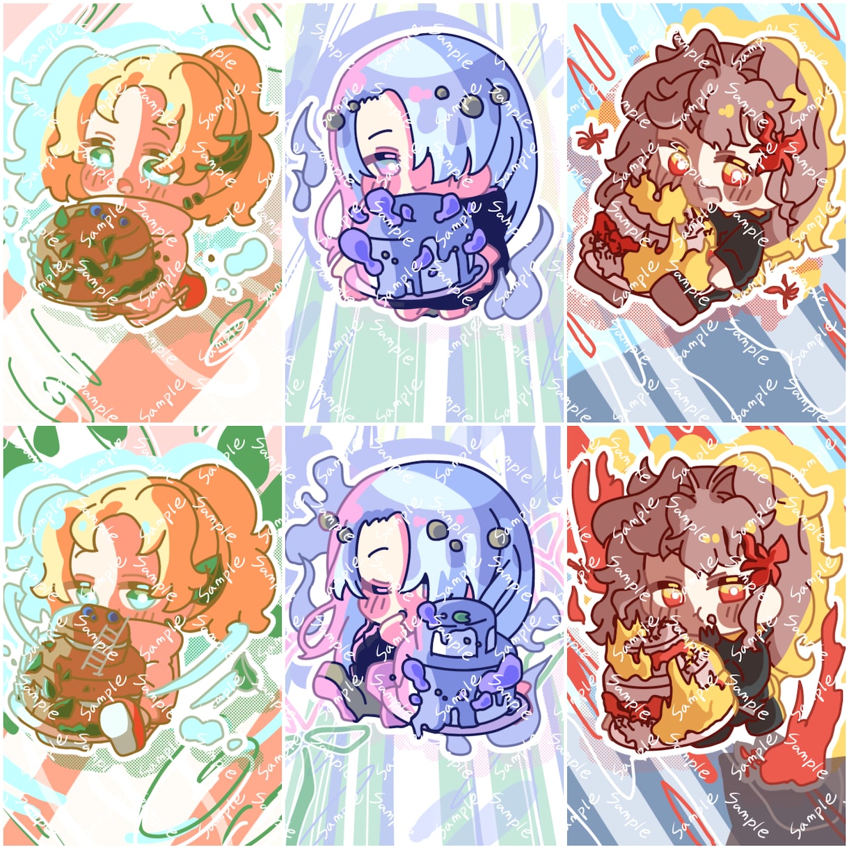 かわいい女の子のミニキャラ描きます 今だけ価格★安く早くかわいい！幅広い使用用途です！ イメージ7