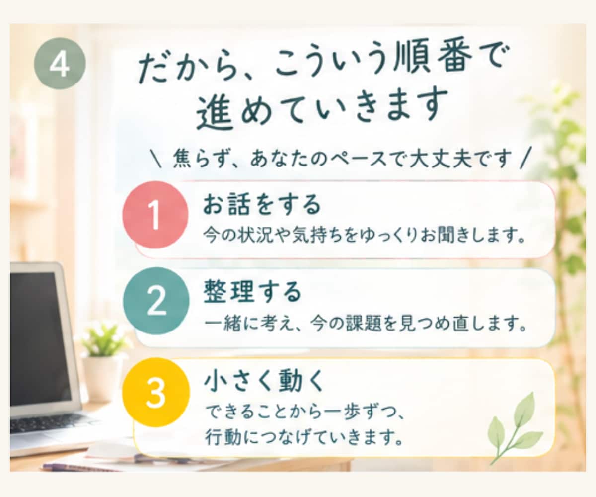 子どもの不調を根っこから読みとき改善の道を示します 自分責めをやめて今すぐできることへシフト！45分チャット相談 イメージ5