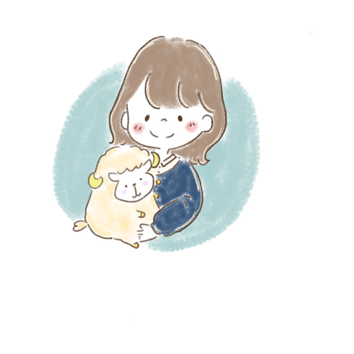 ゆるめのイラストでアイコン作成します ふんわりタッチのイラストでアイコン作成します！ イメージ1