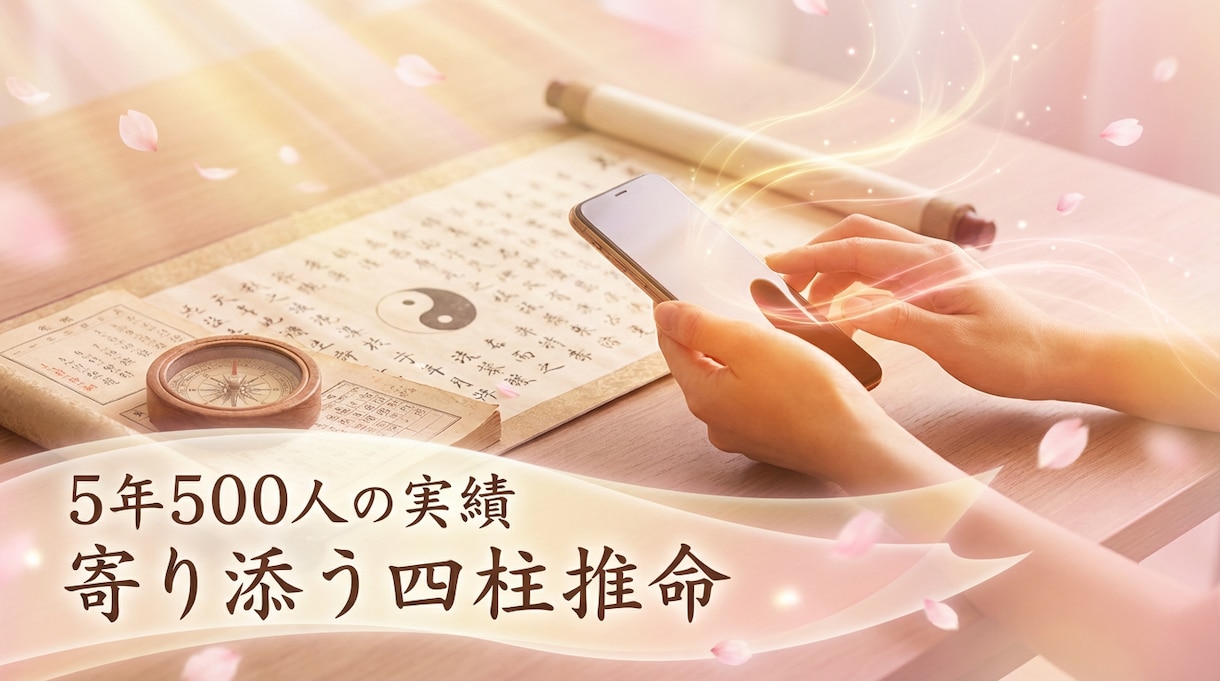 初めてでも安心|あなたの悩みを紐解きます 優しく寄り添う本格四柱推命｜初めての方も安心です イメージ1