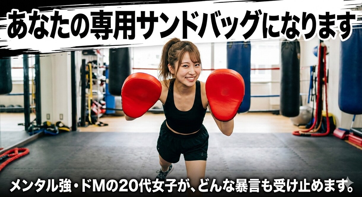 あなたの「専用サンドバッグ」になります 気遣い不要！あなたの「専用サンドバッグ」になります イメージ1