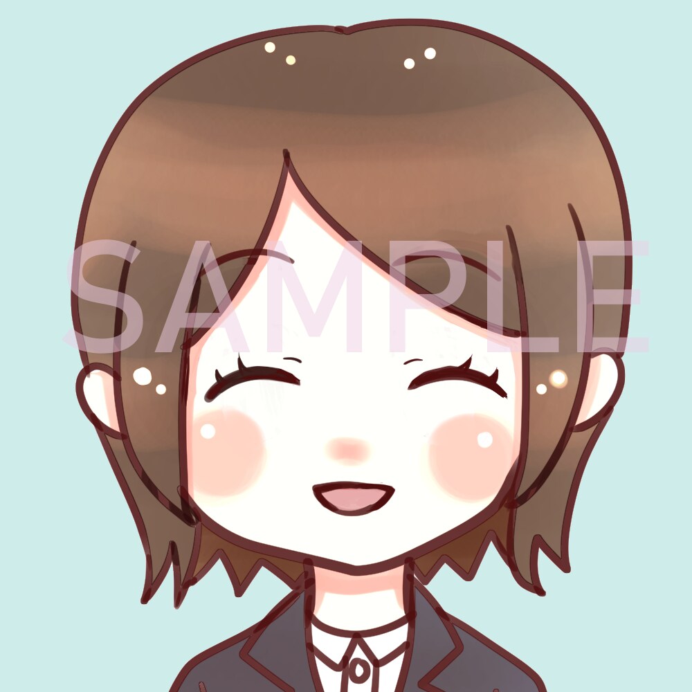 ポップな似顔絵アイコンお描きします ご自身や推しの似顔絵を最短3日で納品します。 イメージ5