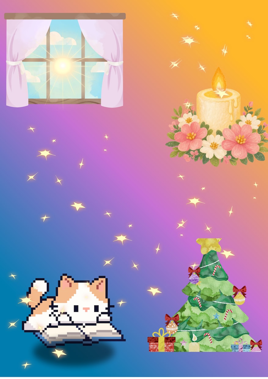 大人可愛いクリスマスデジタルペーパー５枚になります 高画質なクリスマスの背景デザイン・５枚セットをお届けします。 イメージ3