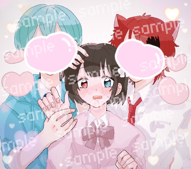 イラストオーダー受け付けております 可愛くふわふわとした絵柄が特徴として描かせて頂いております。 イメージ3