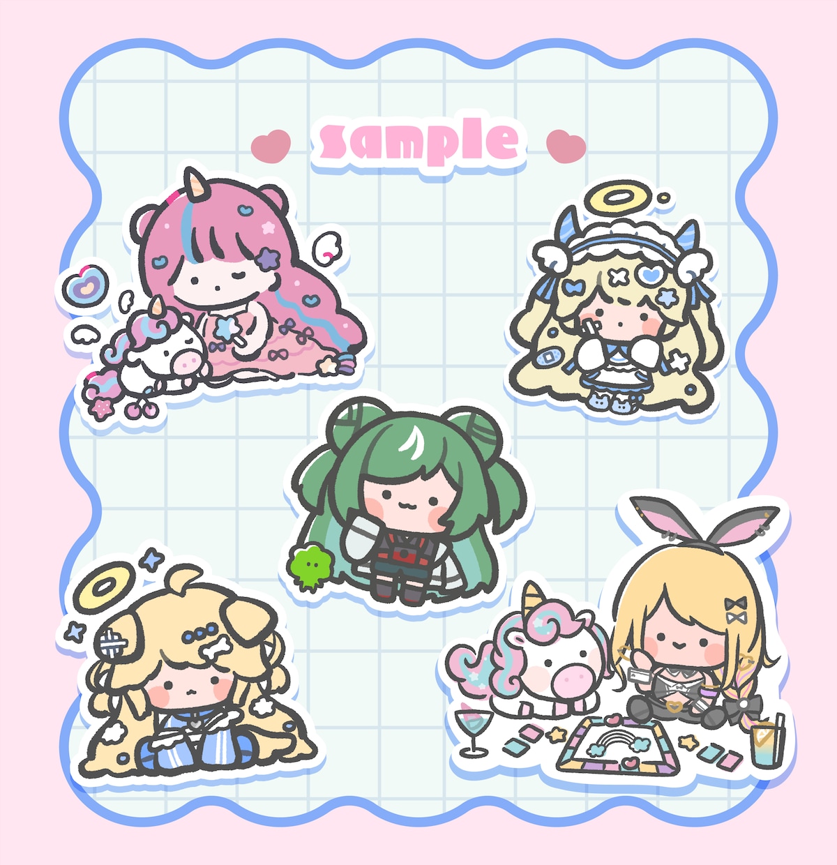商用OK！シンプルなイラスト作成いたします ＊商用利用料金込み/グッズやアイコンにおすすめ＊ イメージ3