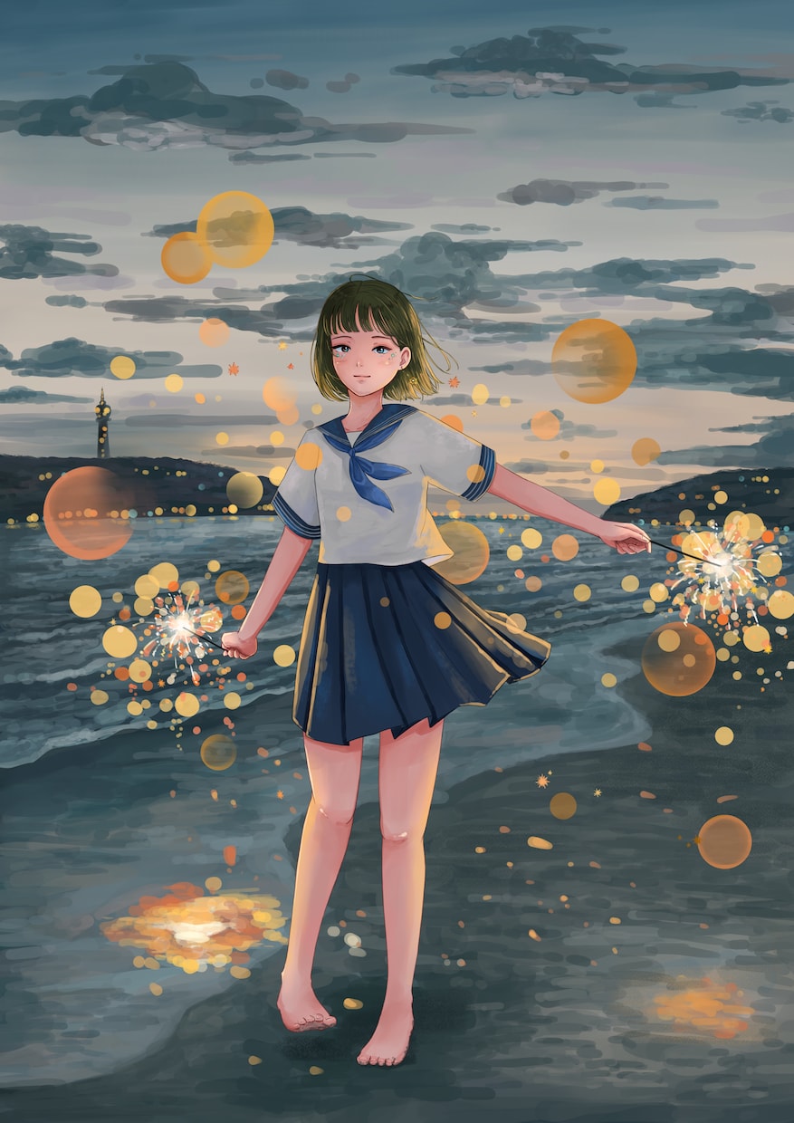 おしゃれで雰囲気のある背景イラスト描きます ヘッダー画像や挿絵、配信背景、書籍の表紙デザインに！ イメージ1