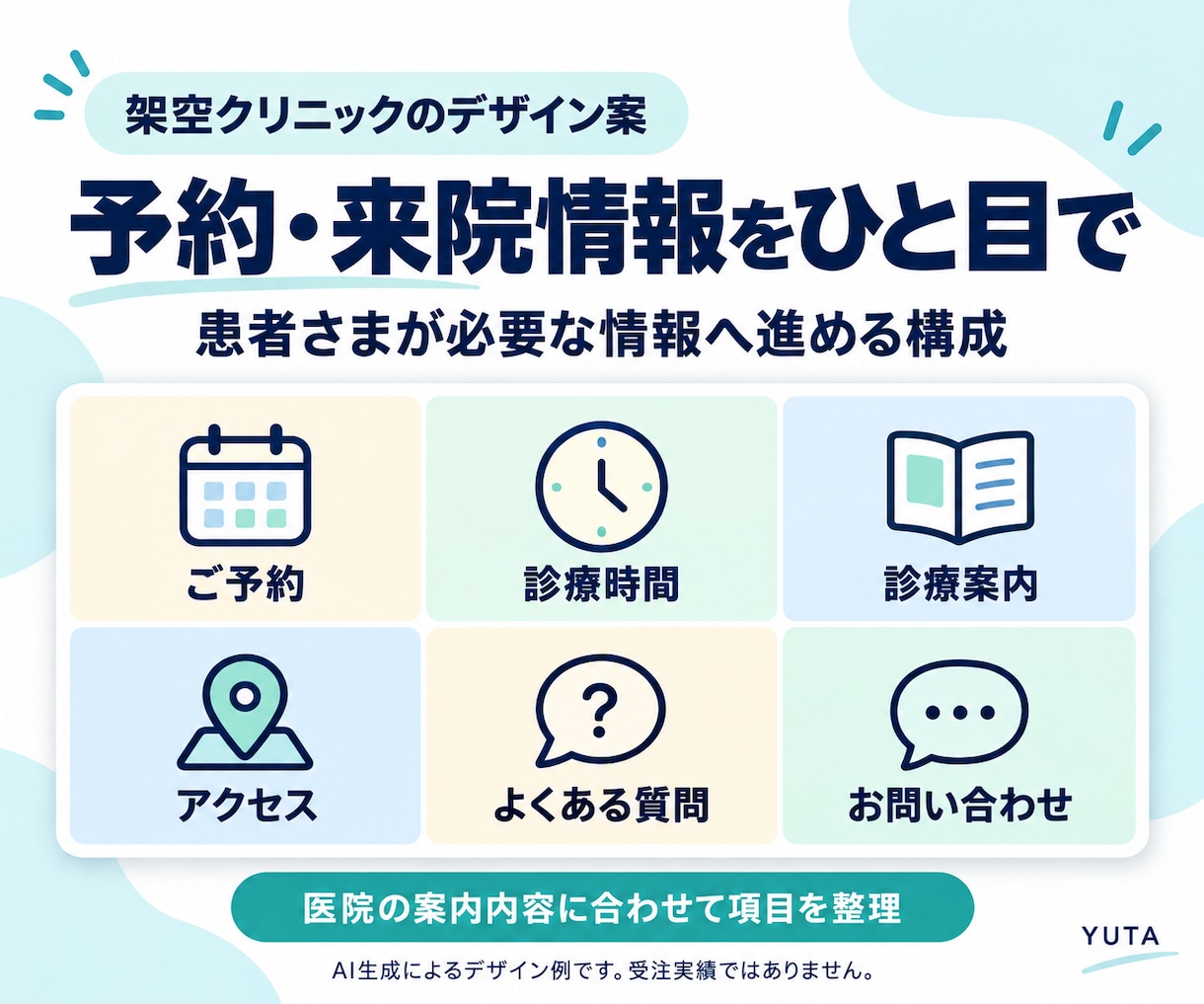 クリニックの予約案内LINEを構築します 予約導線・患者向けFAQ・スタッフ用ガイドまで対応 イメージ2
