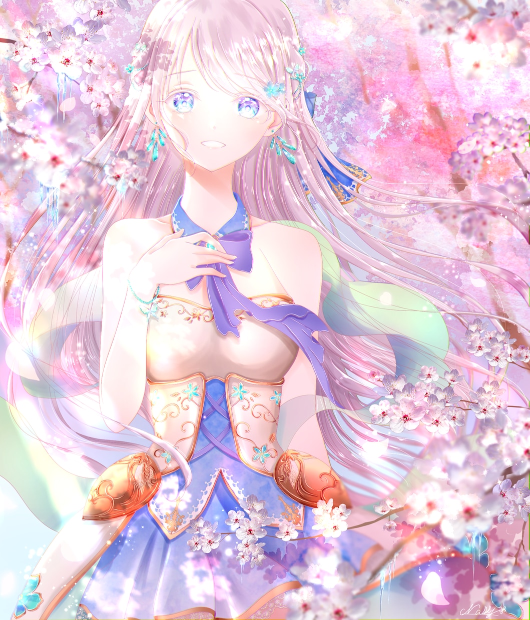 世界観を汲み取った小説表紙をお描きします きらきら儚く幻想的なイラスト❅*॰ॱ イメージ2