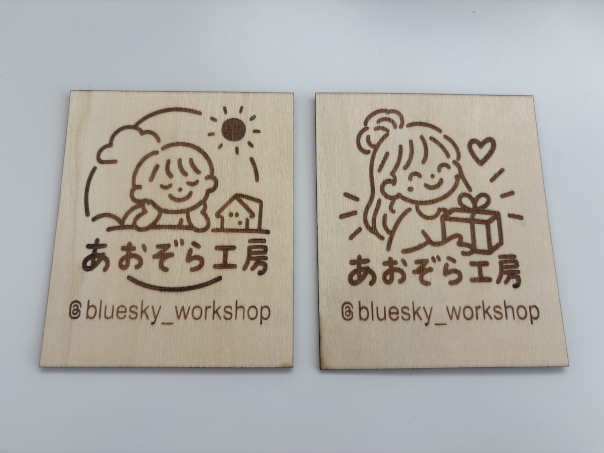 あなただけの特別な看板をお作りします オーダーメイド作製。QRコードを飾れるスタンドプレート イメージ2