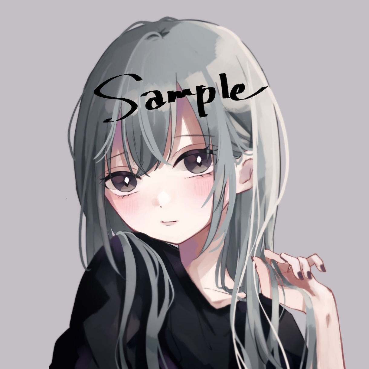 SNSアイコン制作します 可愛い女の子のイラスト描きます イメージ1