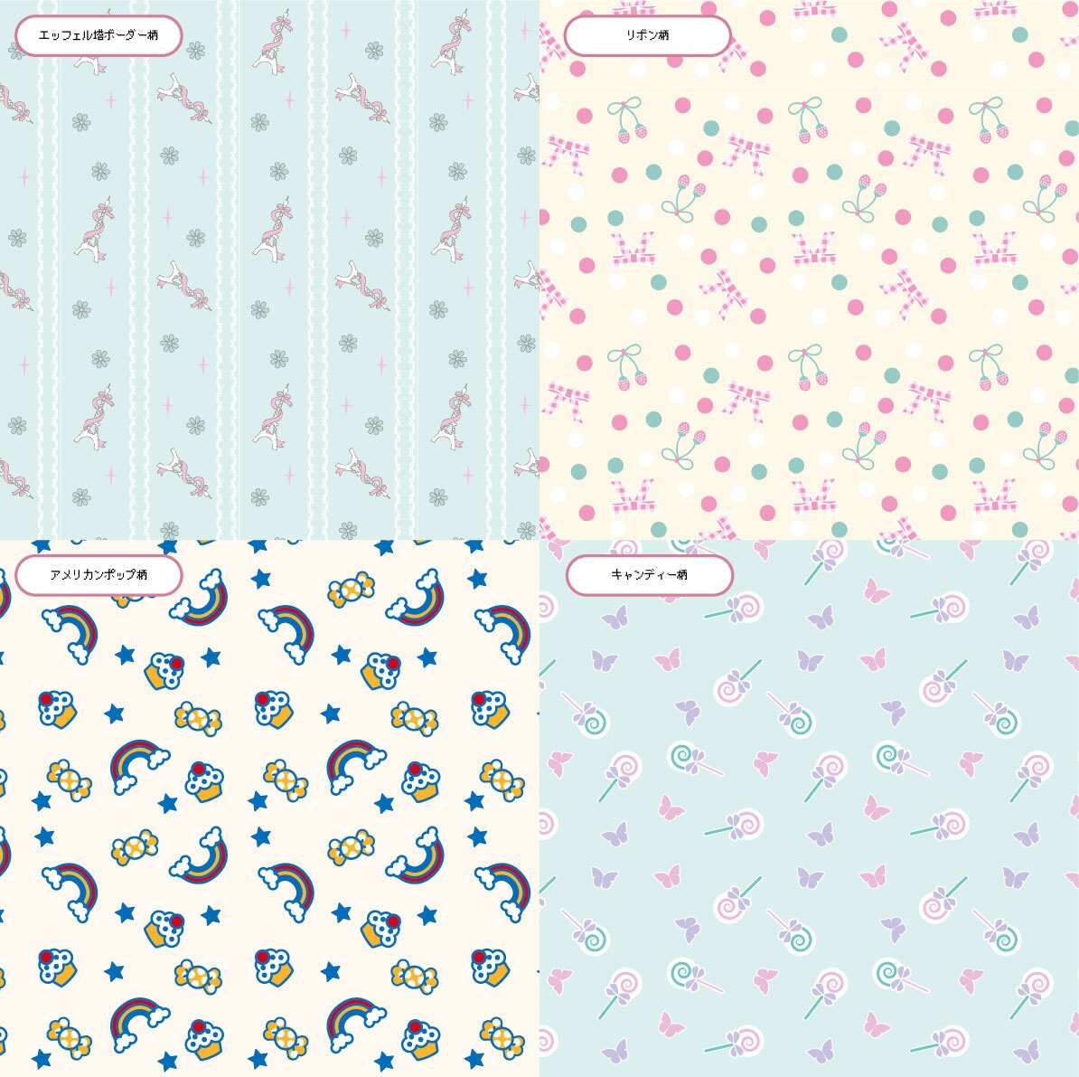 テキスタイル、オリジナル柄お作りします ハンドメイド◎SNSヘッダー◎ イメージ3